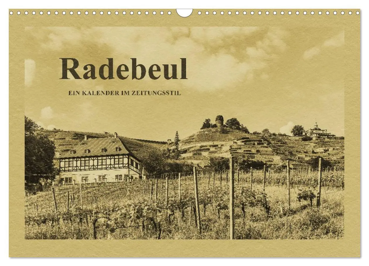 Cover: 9783516113181 | Radebeul - Ein Kalender im Zeitungsstil (Wandkalender 2026 DIN A3...
