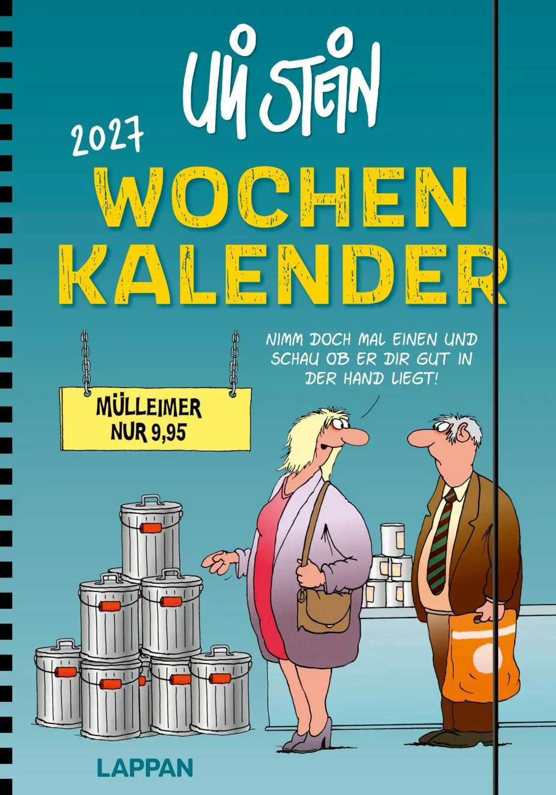 Cover: 9783830323181 | Uli Stein Wochenkalender 2027: Taschenkalender mit Spiralbindung...
