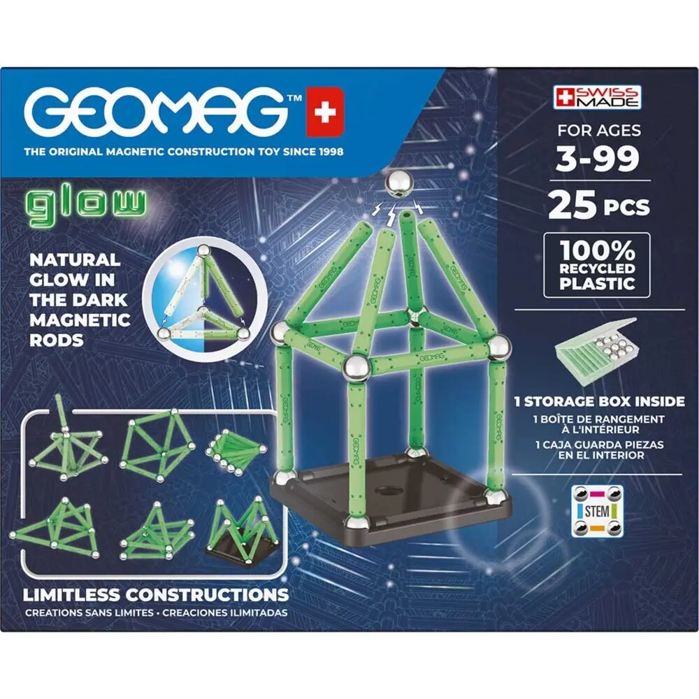 Bild: 871772003281 | Geomag Glow Recycled 25 | In Karton | 507070 | Deutsch | 2023 | GEOMAG
