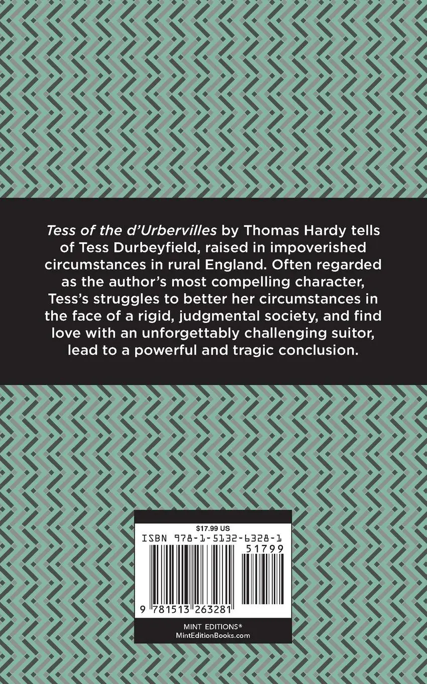 Rückseite: 9781513263281 | Tess of the d'Urbervilles | Thomas Hardy | Taschenbuch | Englisch