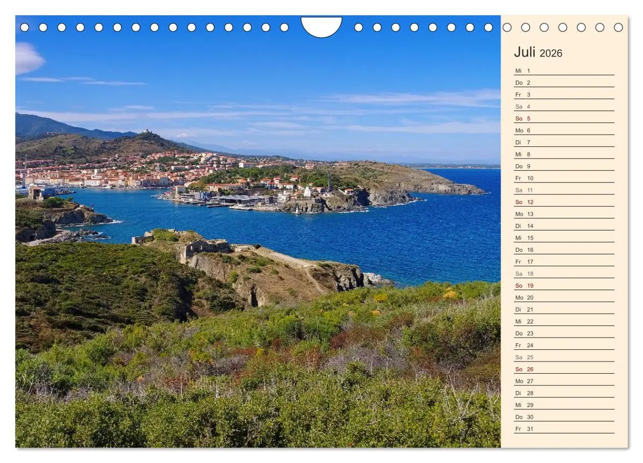 Bild: 9783457873281 | Cote Vermeille - Wo die Pyrenäen das Meer küssen (Wandkalender 2026...
