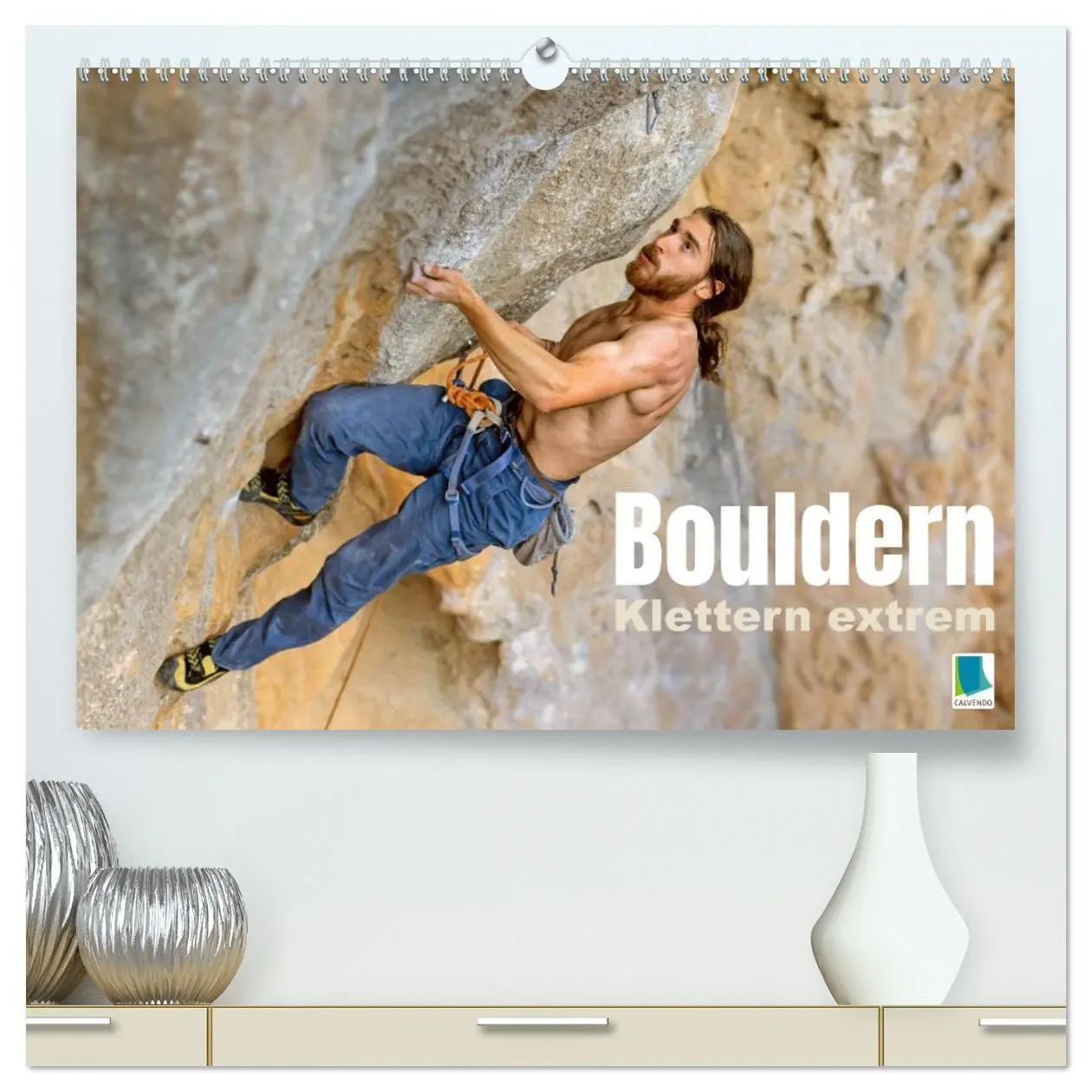 Cover: 9783457943281 | Bouldern: Klettern extrem (hochwertiger Premium Wandkalender 2026...