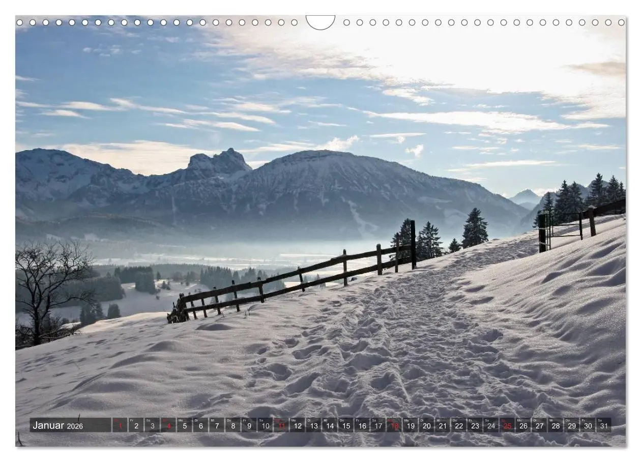 Bild: 9783516103281 | Ein Jahr im Allgäu (Wandkalender 2026 DIN A3 quer), CALVENDO...