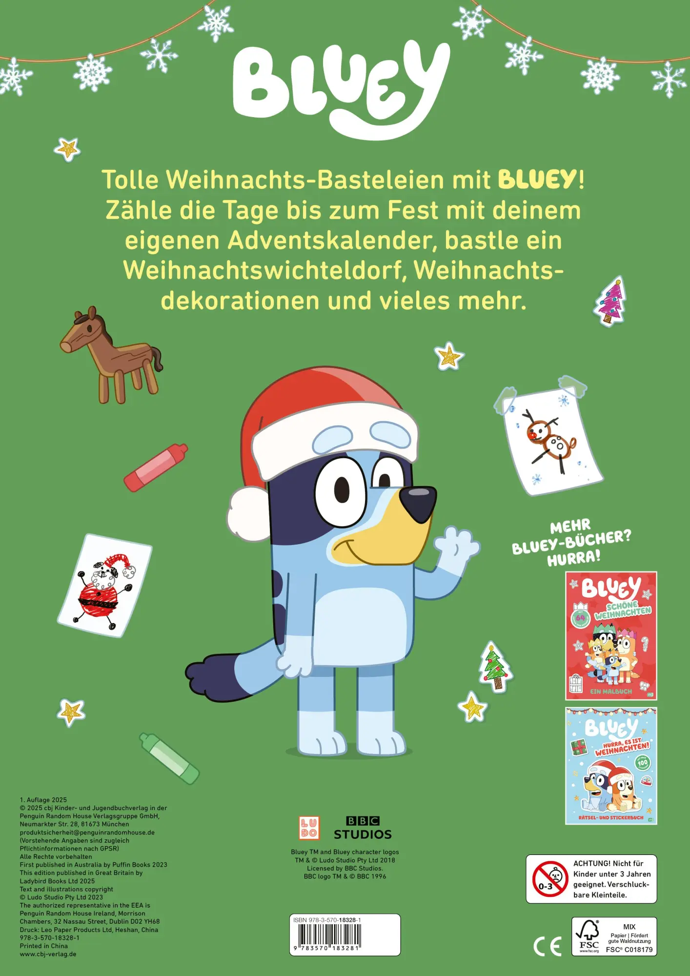 Bild: 9783570183281 | BLUEY - Weihnachts-Spaß | Buch | BLUEY- Beschäftigung | 28 S. | 2025