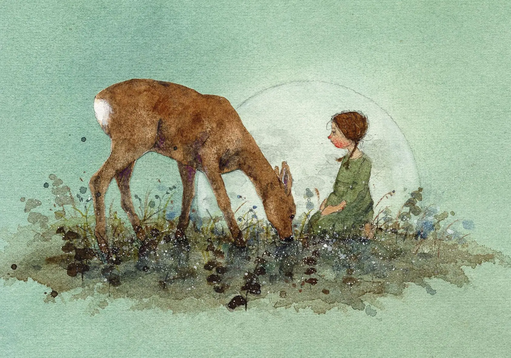 Bild: 9783825153281 | Postkartenbuch 'Waldkinder' | Daniela Drescher | Taschenbuch | 15 S.