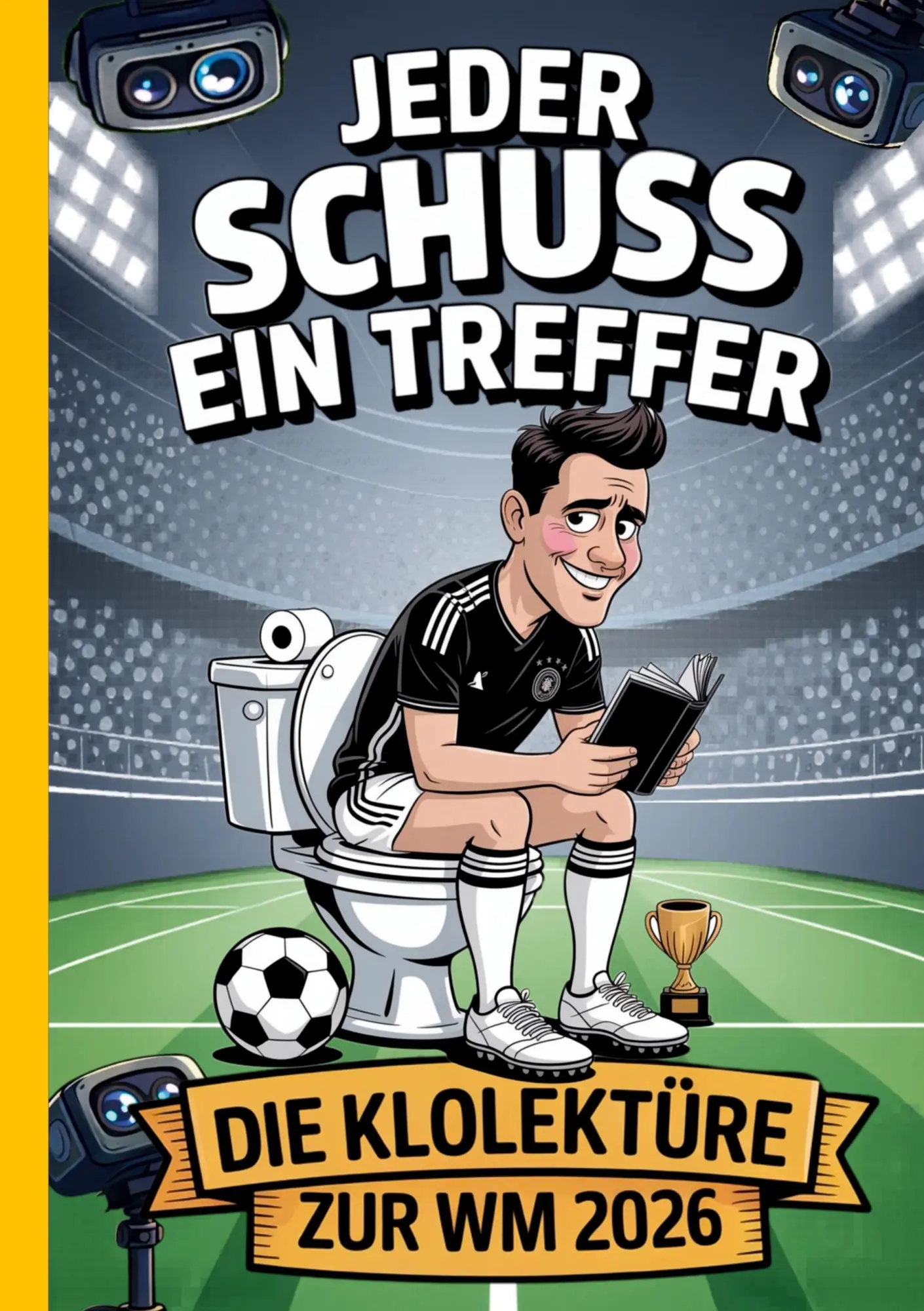Cover: 9783910673281 | Jeder Schuss einen Treffer! Die Klolektüre zur WM 2026 | Marc Messler