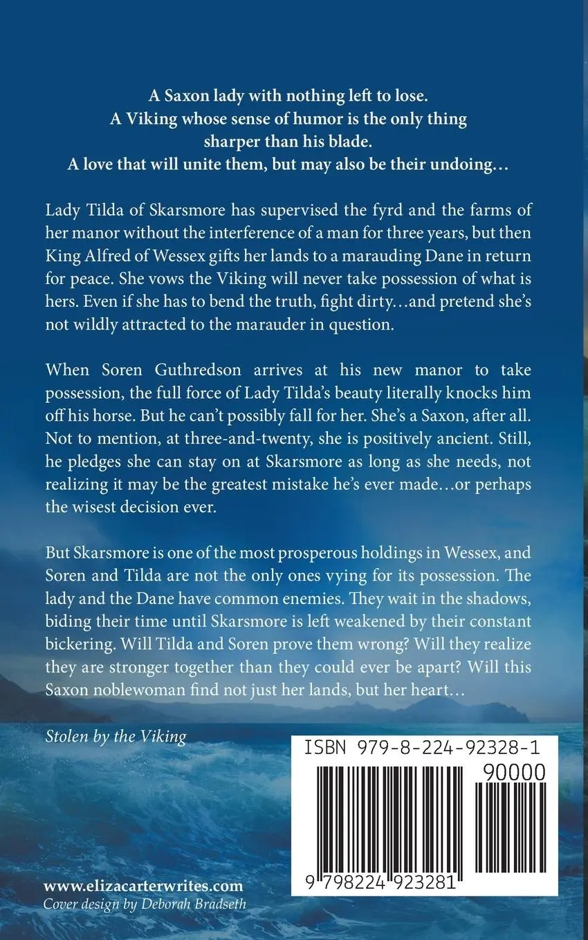 Rückseite: 9798224923281 | Stolen by the Viking | Eliza Carter | Taschenbuch | Englisch | 2019