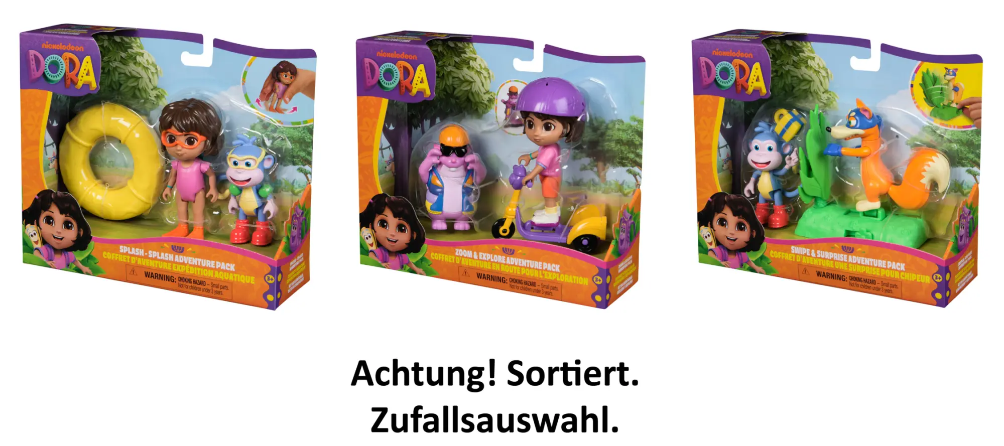 Cover: 681147043381 | DTE Dora - Figuren Adventure Asst. | Karton | 43381 | Deutsch | 2025