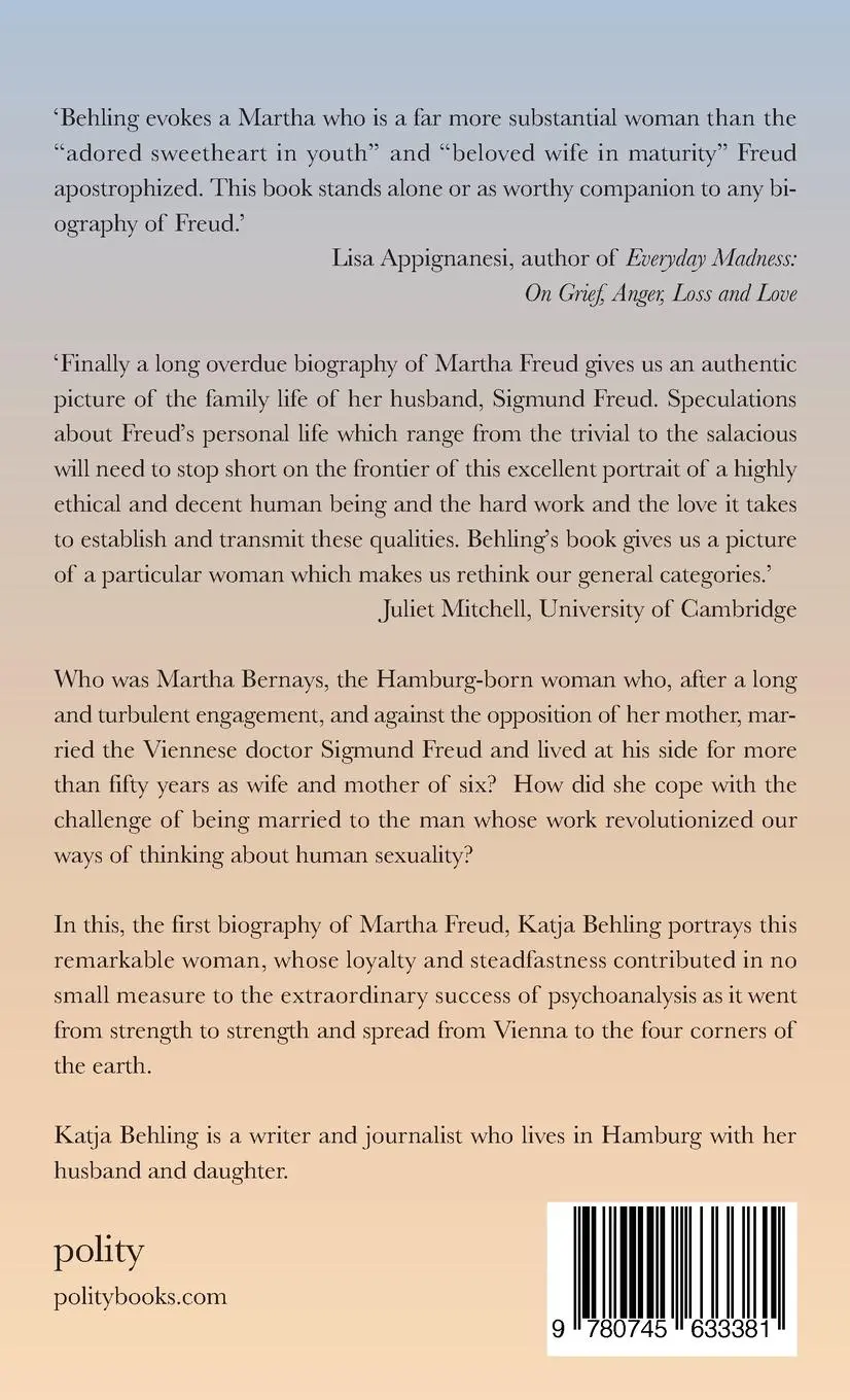 Rückseite: 9780745633381 | Martha Freud | A Biography | Katja Behling | Buch | 224 S. | Englisch