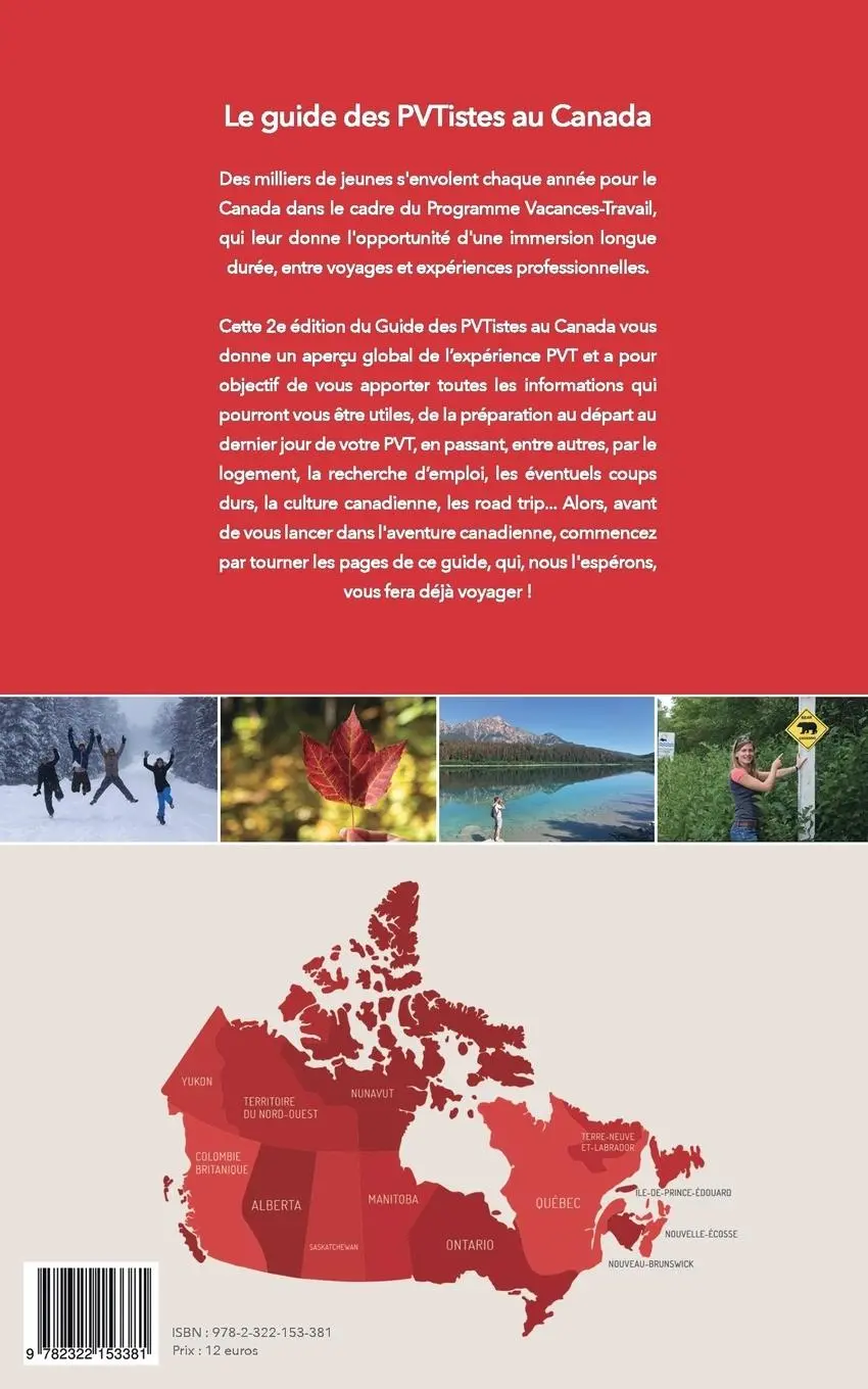 Rückseite: 9782322153381 | Le guide des PVTistes au Canada | 2e édition | Julie Meunier (u. a.)
