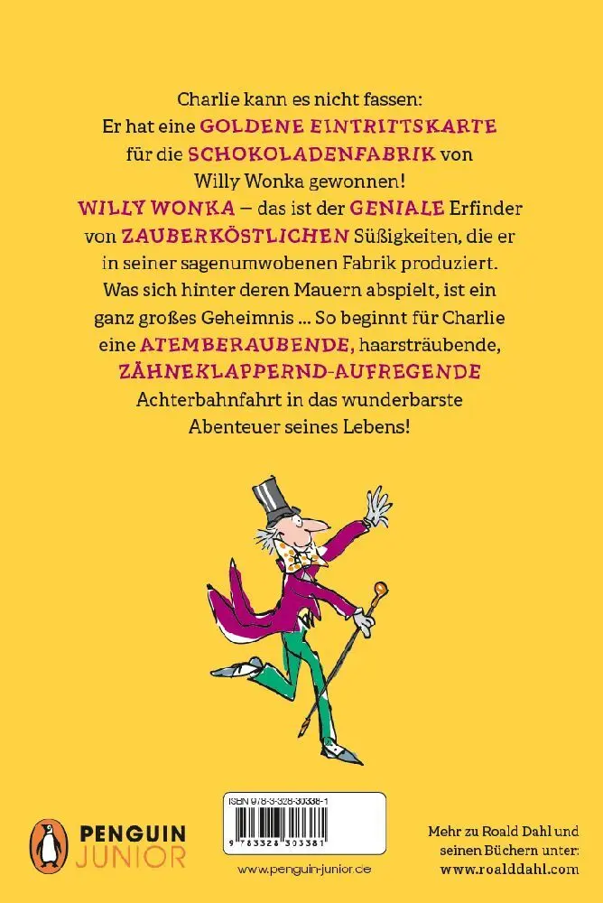 Bild: 9783328303381 | Charlie und die Schokoladenfabrik | Roald Dahl | Taschenbuch | 184 S.