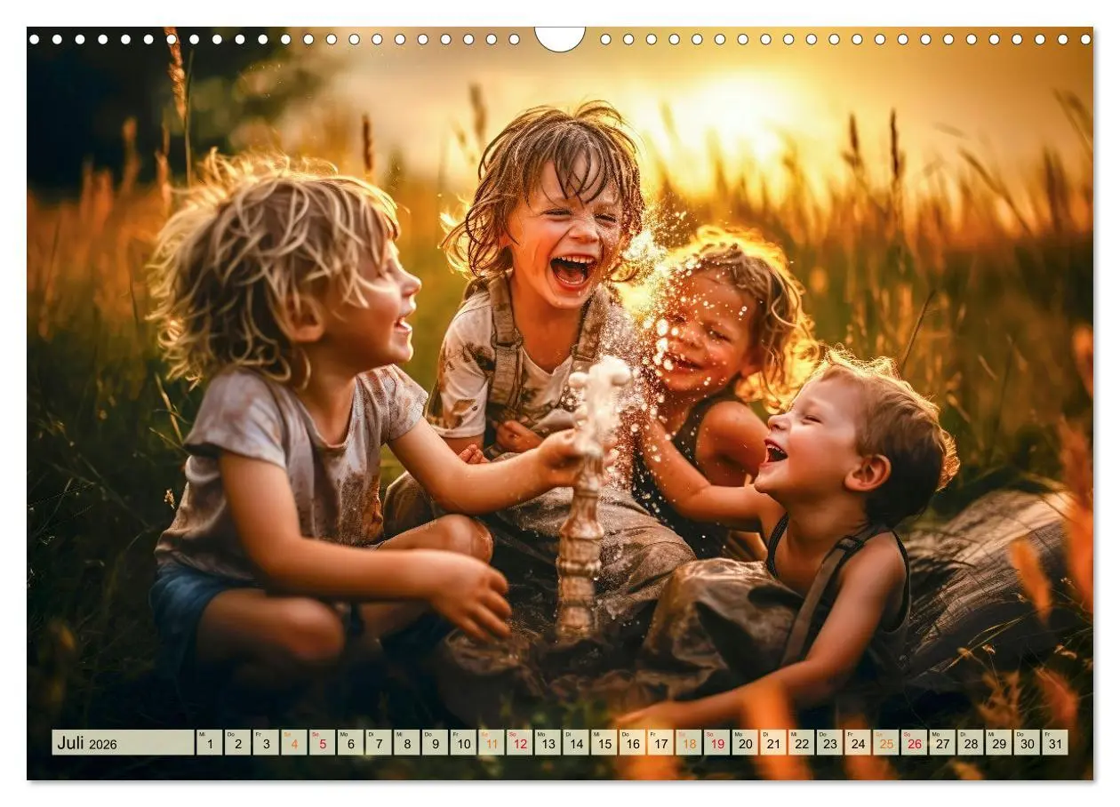 Bild: 9783457483381 | Kinder verzaubern uns (Wandkalender 2026 DIN A3 quer), CALVENDO...