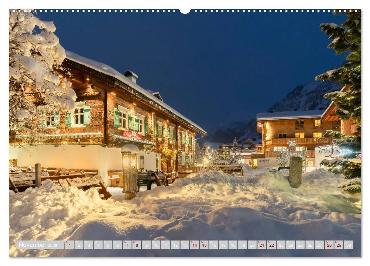 Bild: 9783457793381 | Arlberg - magic of winter (Wandkalender 2026 DIN A2 quer), CALVENDO...
