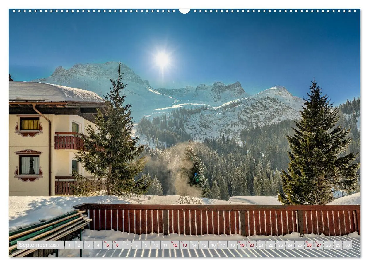 Bild: 9783457793381 | Arlberg - magic of winter (Wandkalender 2026 DIN A2 quer), CALVENDO...