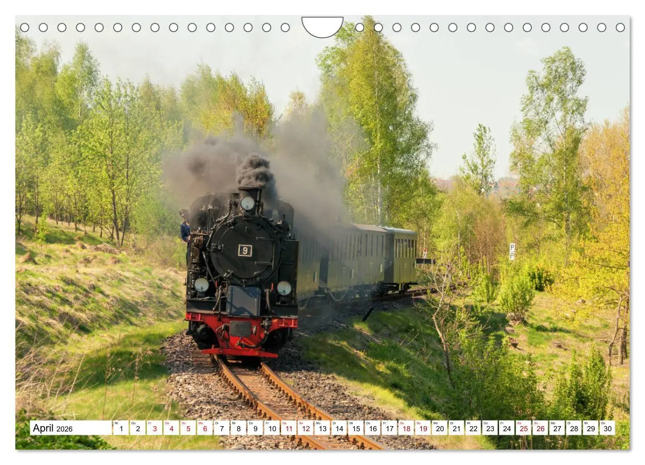 Bild: 9783457863381 | Mansfelder Bergwerksbahn (Wandkalender 2026 DIN A4 quer), CALVENDO...