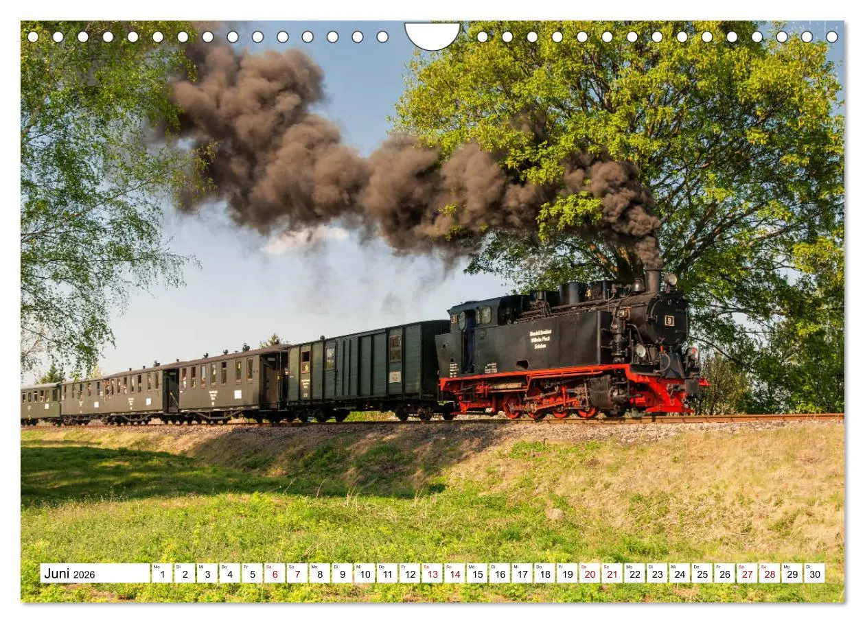 Bild: 9783457863381 | Mansfelder Bergwerksbahn (Wandkalender 2026 DIN A4 quer), CALVENDO...