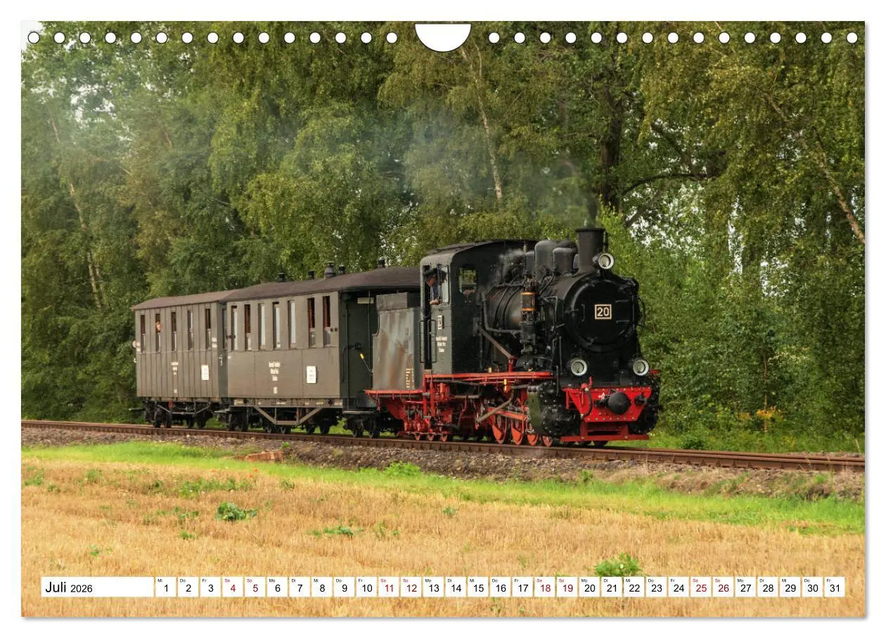 Bild: 9783457863381 | Mansfelder Bergwerksbahn (Wandkalender 2026 DIN A4 quer), CALVENDO...