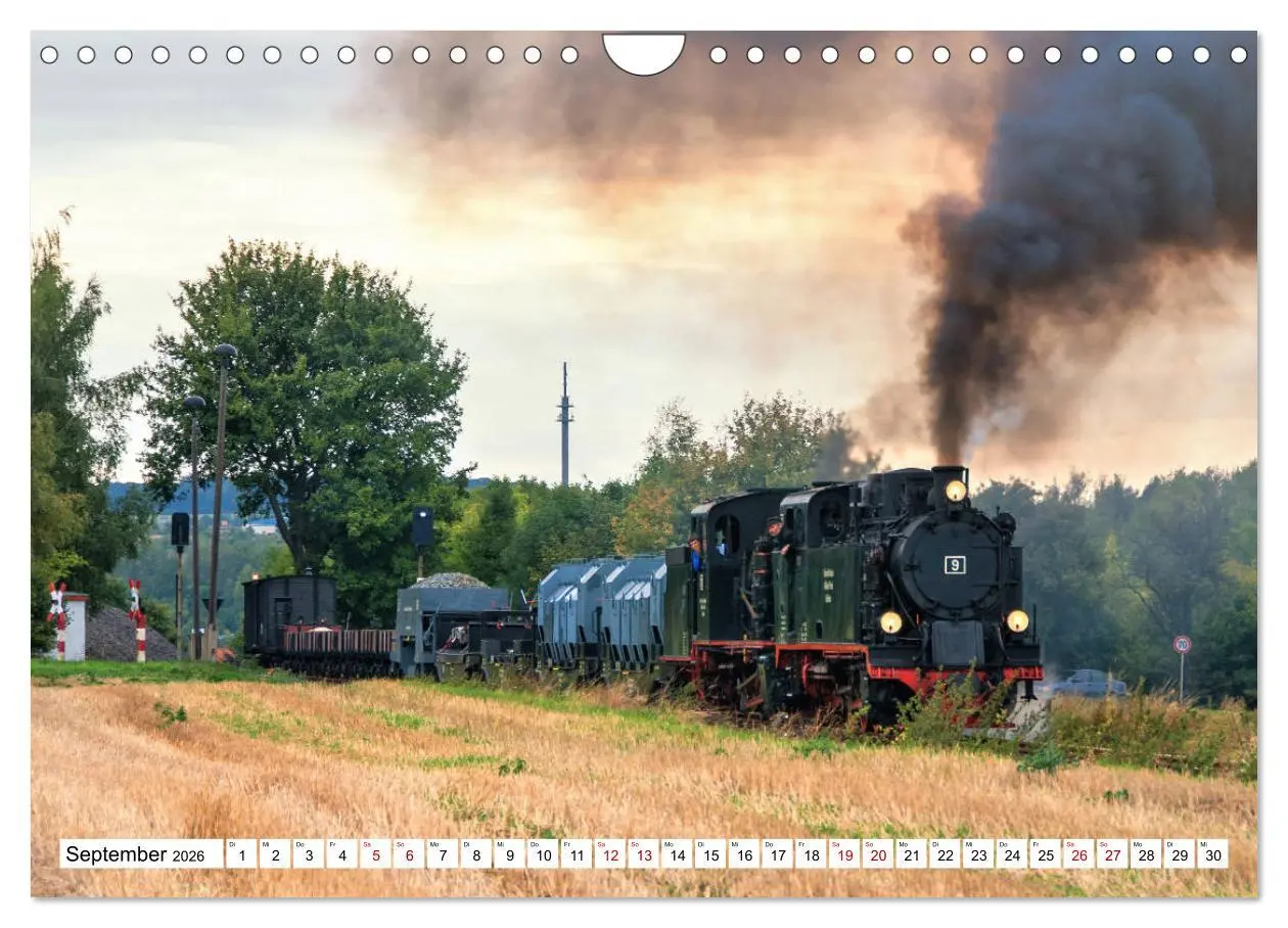 Bild: 9783457863381 | Mansfelder Bergwerksbahn (Wandkalender 2026 DIN A4 quer), CALVENDO...