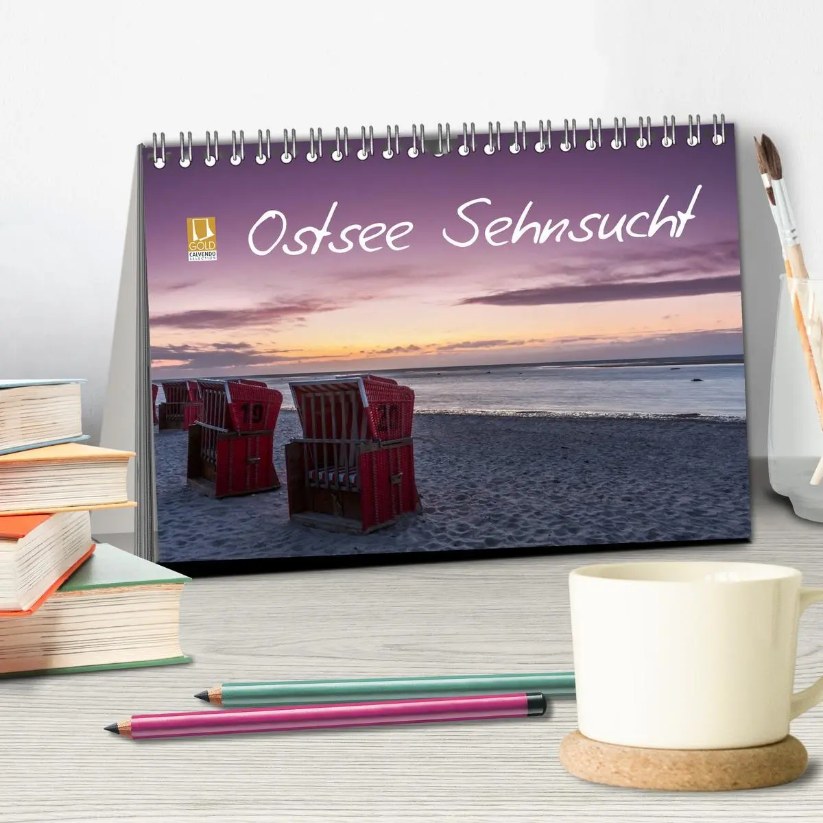 Bild: 9783516023381 | Ostsee Sehnsucht (Tischkalender 2026 DIN A5 quer), CALVENDO...