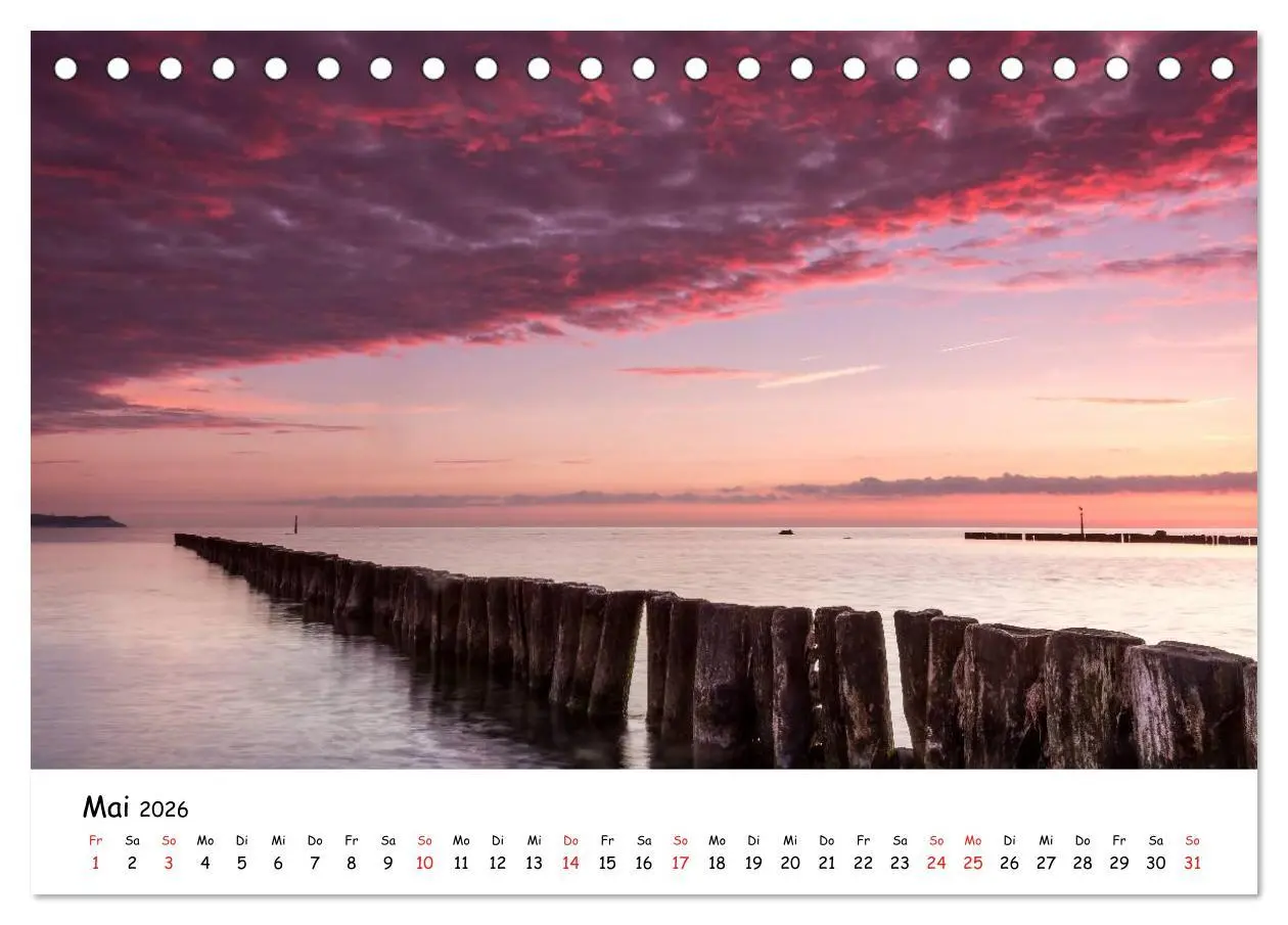 Bild: 9783516023381 | Ostsee Sehnsucht (Tischkalender 2026 DIN A5 quer), CALVENDO...