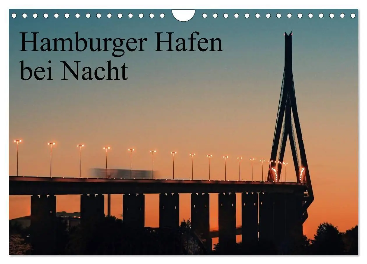 Cover: 9783594173381 | Hamburger Hafen bei Nacht (Wandkalender 2027 DIN A4 quer), CALVENDO...