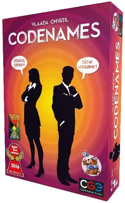 Bild: 4015566033481 | Codenames (Spiel) | Ausgezeichnet mit Spiel des Jahres 2016 | Spiel