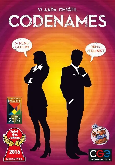 Bild: 4015566033481 | Codenames (Spiel) | Ausgezeichnet mit Spiel des Jahres 2016 | Spiel