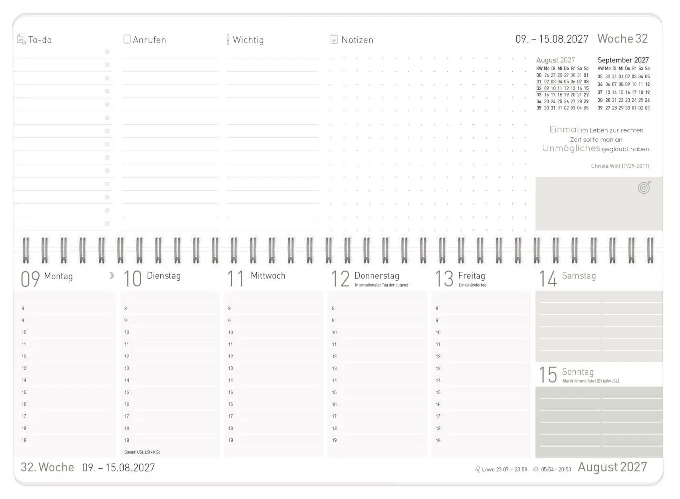 Bild: 4029357113481 | Tischkalender 2027 | Motiv [Black Edition] | Häfft-Verlag GmbH | 2027