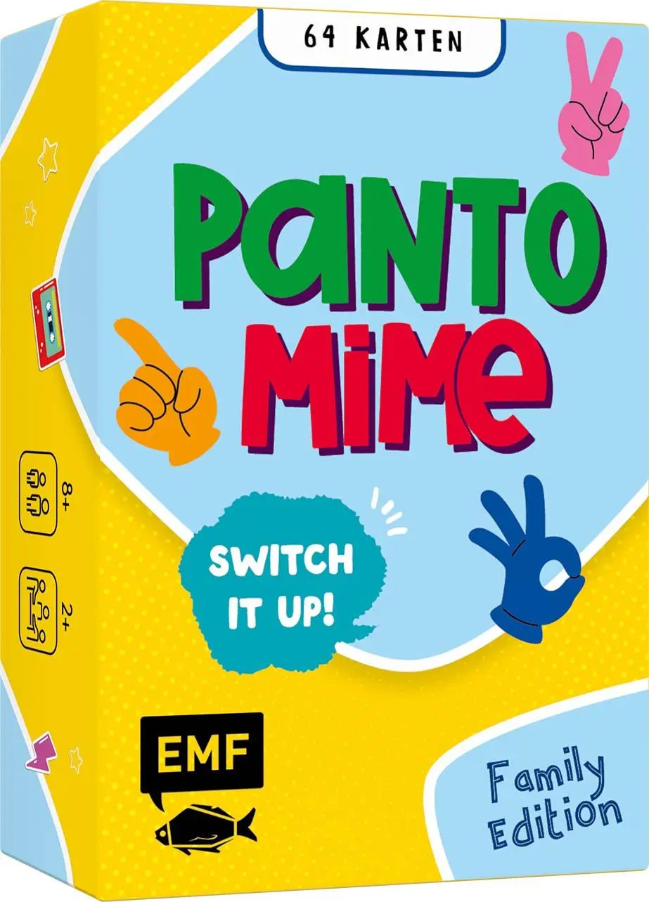 Cover: 4260478343481 | Kartenspiel: Pantomime - Switch it up! - Family Edition | Spiel | 2025