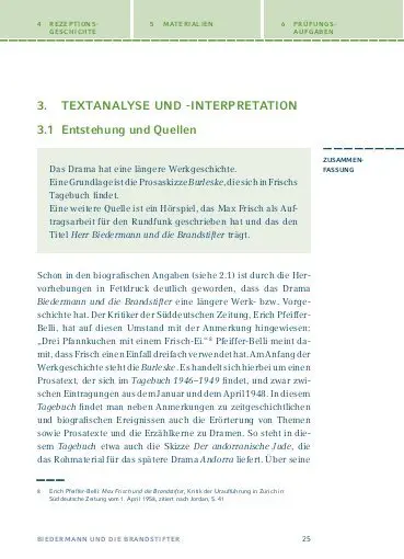 Bild: 9783129303481 | Biedermann und die Brandstifter von Max Frisch - Textanalyse und...