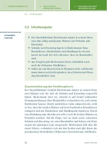 Bild: 9783129303481 | Biedermann und die Brandstifter von Max Frisch - Textanalyse und...