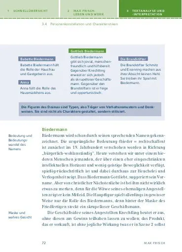 Bild: 9783129303481 | Biedermann und die Brandstifter von Max Frisch - Textanalyse und...