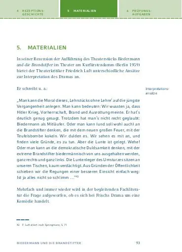 Bild: 9783129303481 | Biedermann und die Brandstifter von Max Frisch - Textanalyse und...