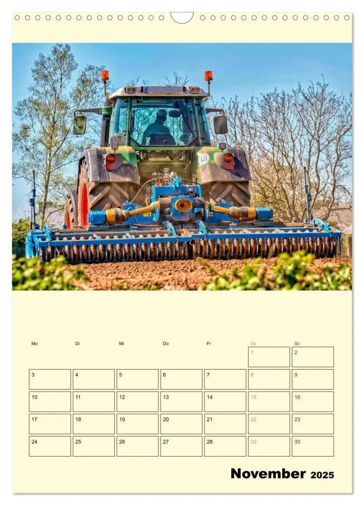 Bild: 9783435903481 | Traktor Giganten (Wandkalender 2025 DIN A3 hoch), CALVENDO...