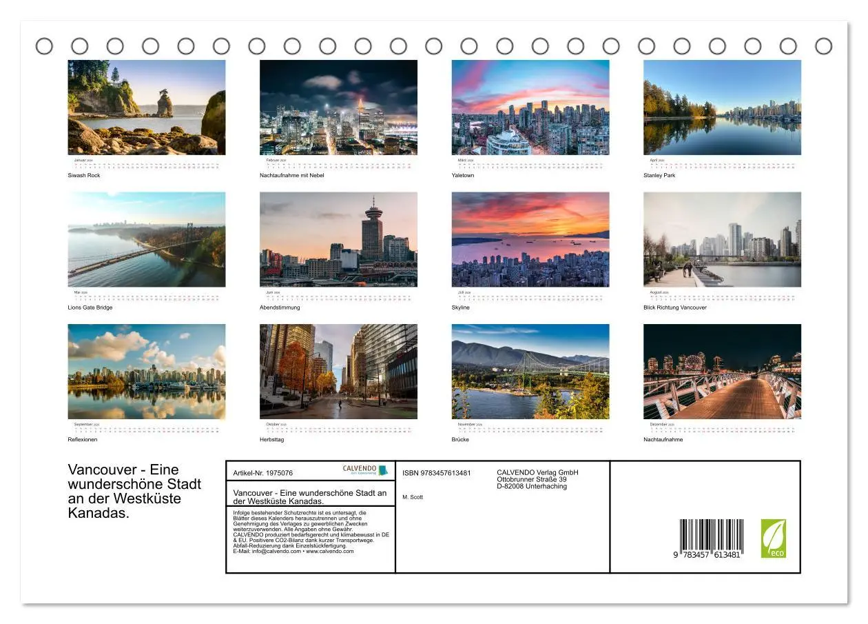 Bild: 9783457613481 | Vancouver - Eine wunderschöne Stadt an der Westküste Kanadas....