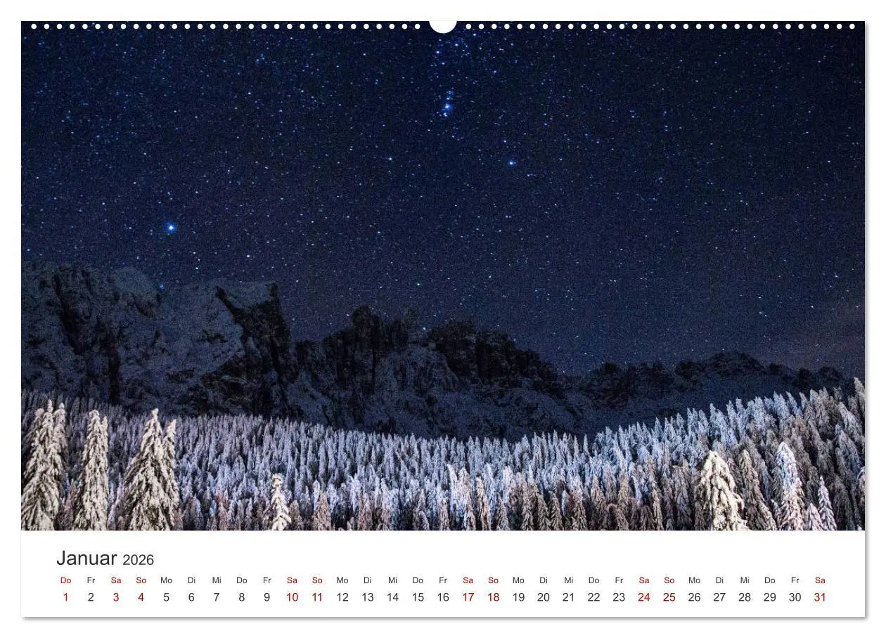 Bild: 9783457923481 | Nachthimmel - Unfassbare Fotografien der Sterne. (Wandkalender 2026...