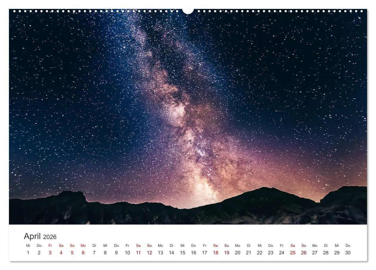 Bild: 9783457923481 | Nachthimmel - Unfassbare Fotografien der Sterne. (Wandkalender 2026...