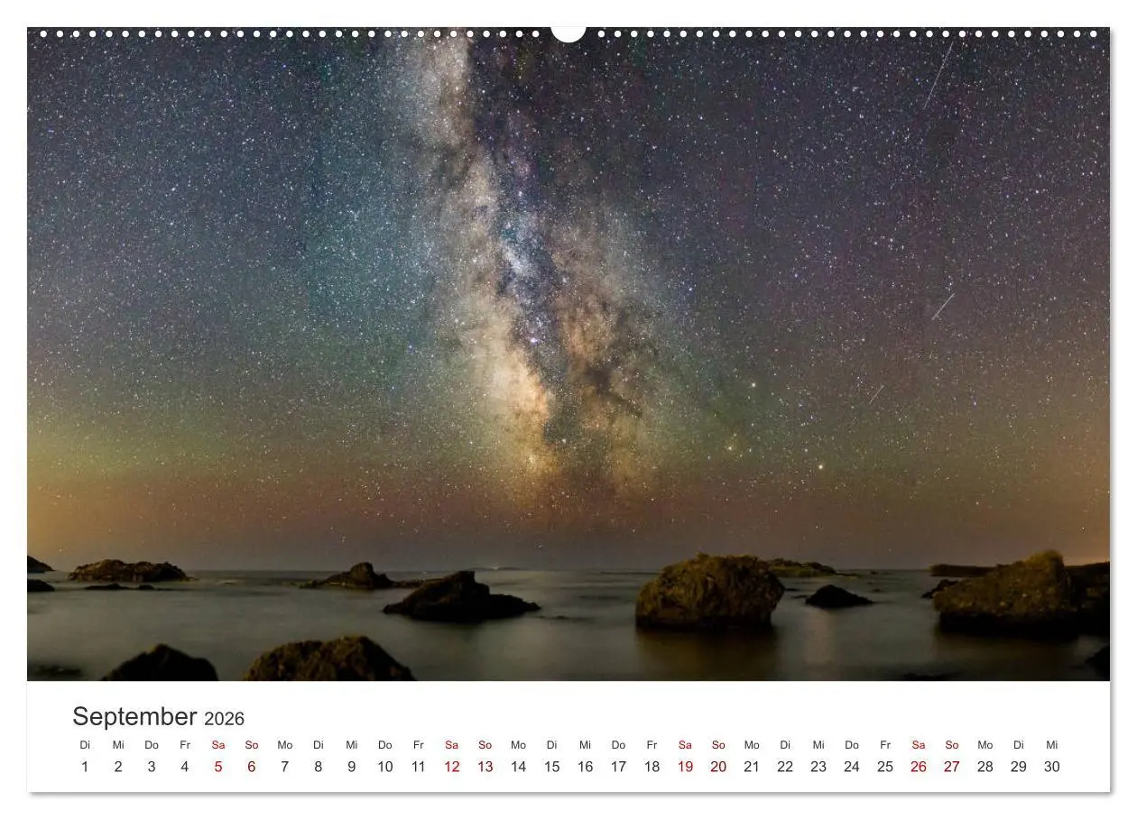 Bild: 9783457923481 | Nachthimmel - Unfassbare Fotografien der Sterne. (Wandkalender 2026...