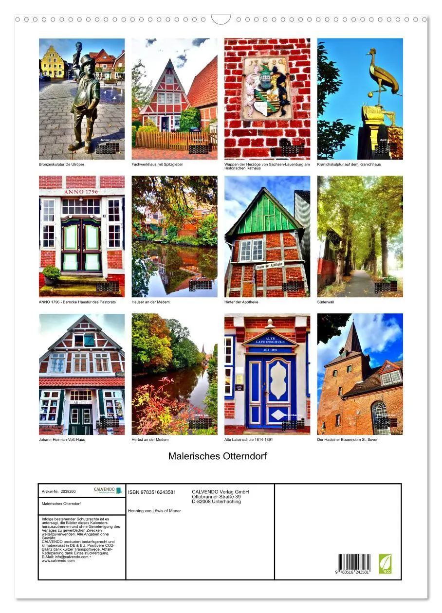 Bild: 9783516243581 | Malerisches Otterndorf (Wandkalender 2026 DIN A2 hoch), CALVENDO...