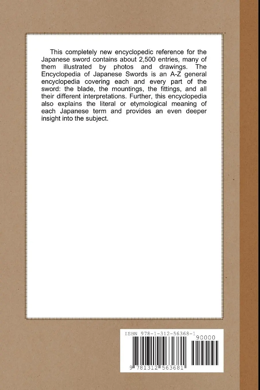 Rückseite: 9781312563681 | Encyclopedia of Japanese Swords (Paperback) | Markus Sesko | Buch