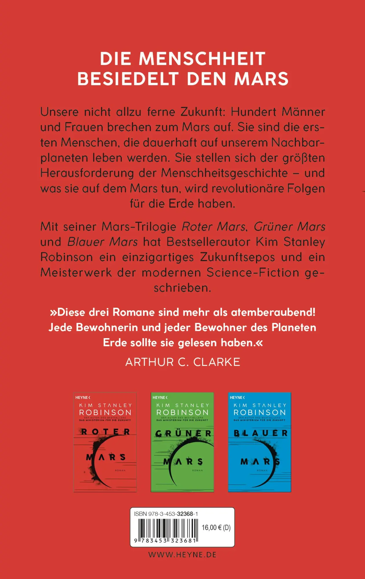 Bild: 9783453323681 | Roter Mars | Die Mars-Trilogie (Band 1). Roman | Kim Stanley Robinson