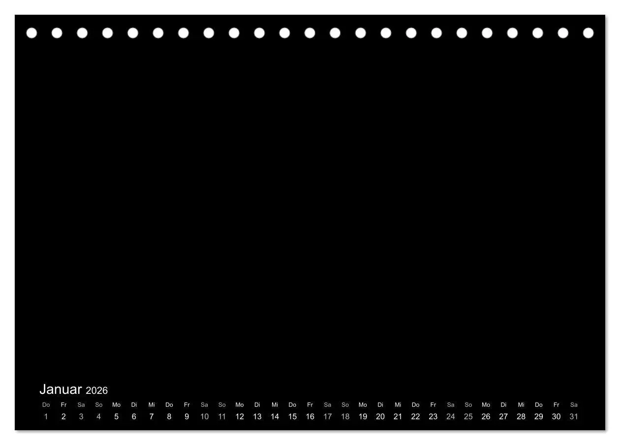 Bild: 9783457693681 | Bastelkalender: DIY Kreativ-Kalender -schwarz- (Tischkalender 2026...