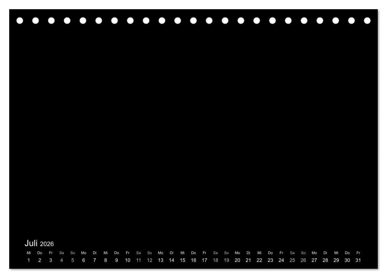 Bild: 9783457693681 | Bastelkalender: DIY Kreativ-Kalender -schwarz- (Tischkalender 2026...