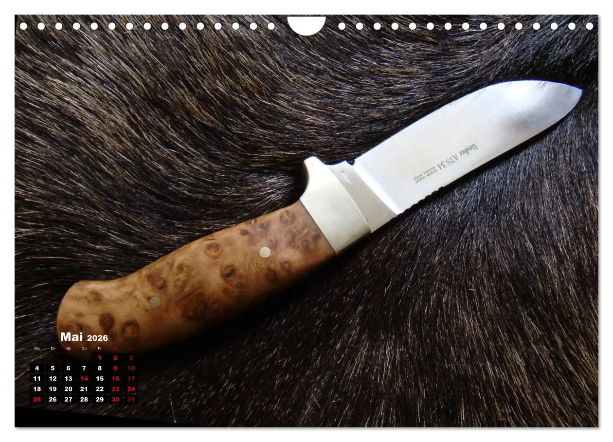 Bild: 9783457833681 | Messer - Leidenschaft in Stahl (Wandkalender 2026 DIN A4 quer),...