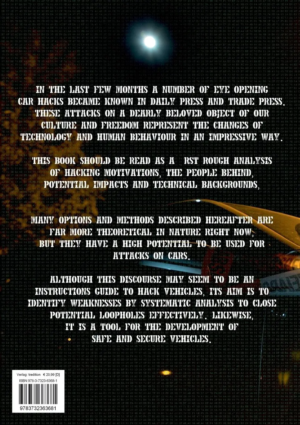 Rückseite: 9783732363681 | Beware of Car Hacking | A Systematic Analysis | Andy Gudera | Buch