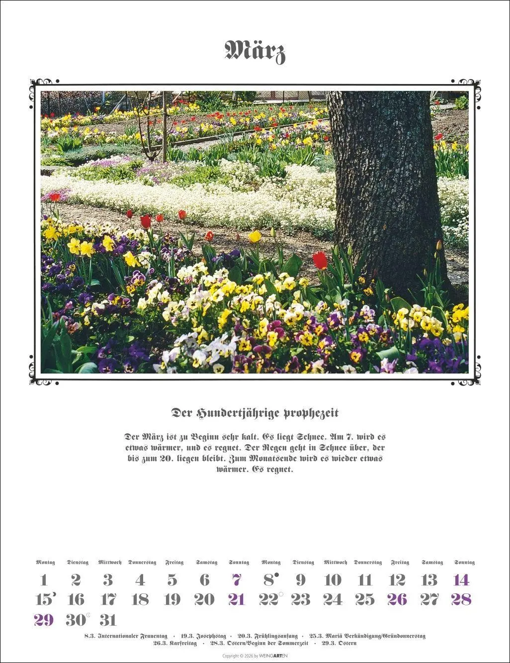 Bild: 9783839903681 | Der Hundertjährige Kalender 2027 | Wolf-Dietmar Unterweger | Kalender