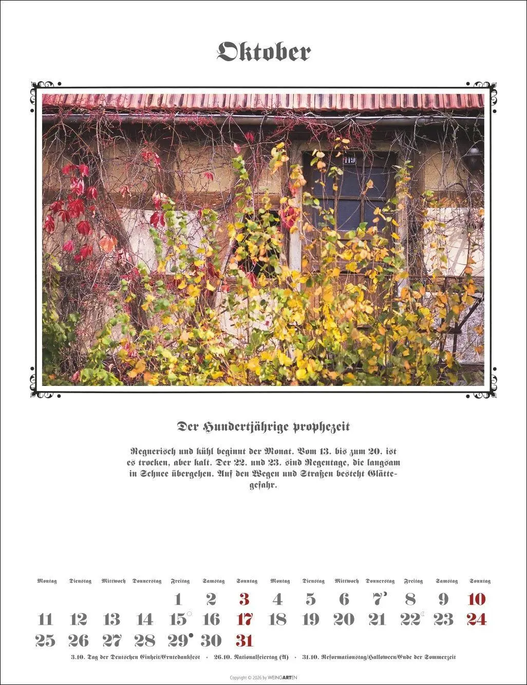 Bild: 9783839903681 | Der Hundertjährige Kalender 2027 | Wolf-Dietmar Unterweger | Kalender