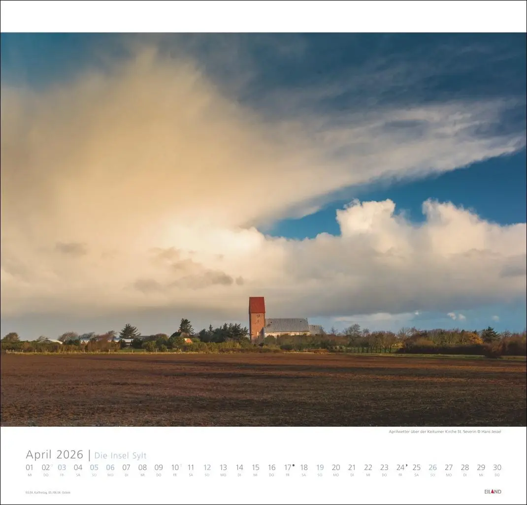 Bild: 9783964023681 | Die Insel Sylt Edition Kalender 2026 - Hans Jessel | Hans Jessel