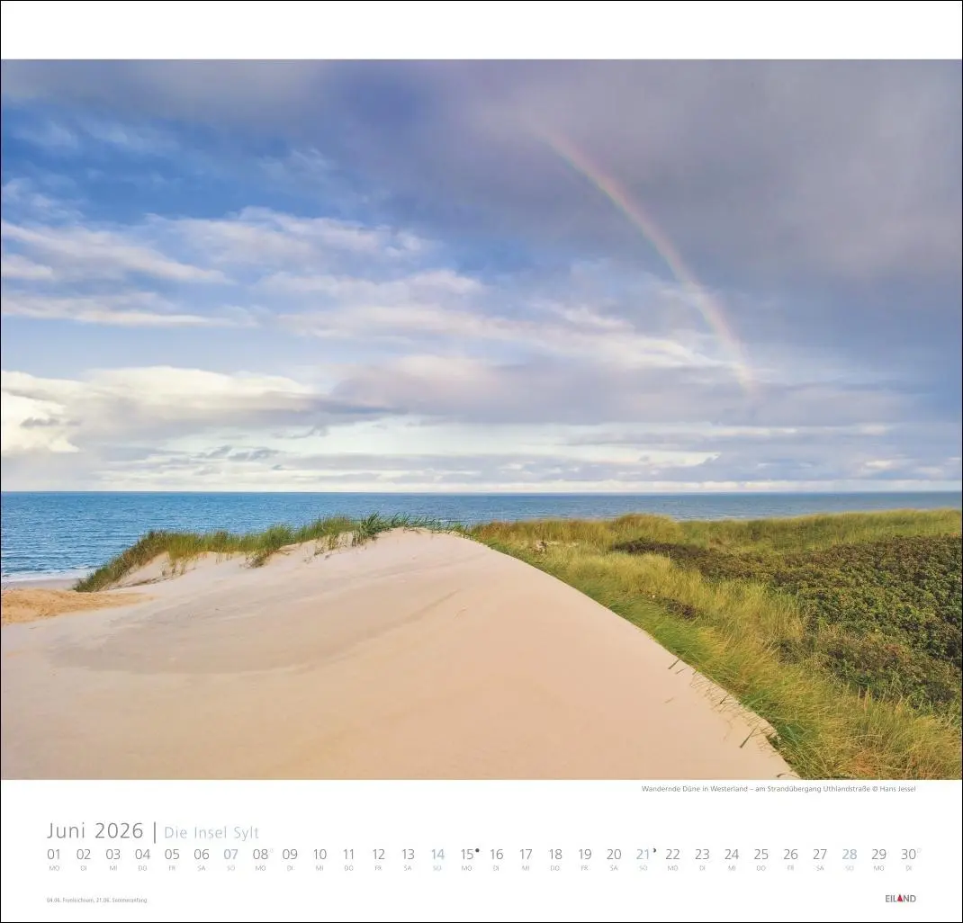 Bild: 9783964023681 | Die Insel Sylt Edition Kalender 2026 - Hans Jessel | Hans Jessel