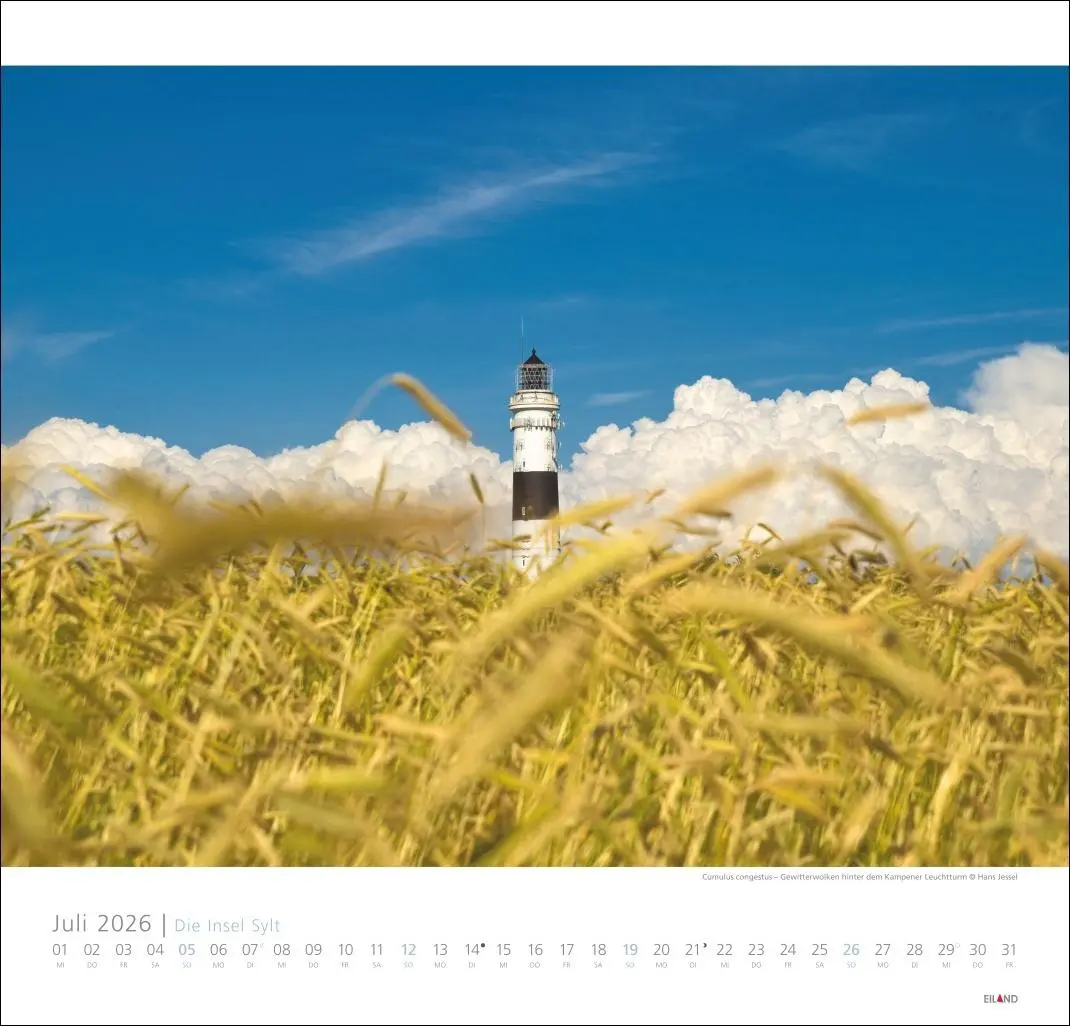 Bild: 9783964023681 | Die Insel Sylt Edition Kalender 2026 - Hans Jessel | Hans Jessel